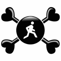 Crossbones Running photo sculptures