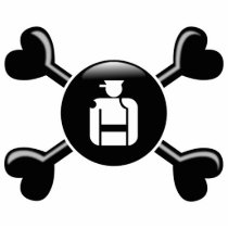 Crossbones Security photo sculptures
