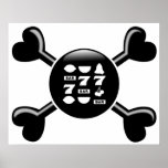 Crossbones Slots Print