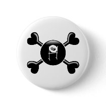 Crossbones Steel Drums buttons by busybees Crossbones Steel Drums buttons