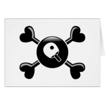Crossbones Table Tennis cards by busybees Crossbones Table Tennis cards