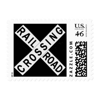 Crossbuck stamp