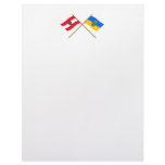 Crossed Austria and Niederösterreich flags Letterhead Design