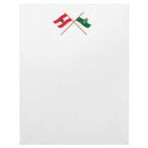 Crossed Austria and Steiermark flags Letterhead Template