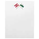Crossed Austria and Steiermark flags Letterhead Template