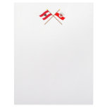 Crossed Austria and Tirol flags letterhead