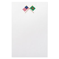 Crossed Bennington and First Pennsylvania Reg. Customized Stationery