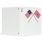 Crossed Bennington and Sheldon's Horse Flags Vinyl Binders