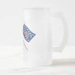 Crossed Betsy Ross and Whiskey Rebellion Flags Coffee Mugs