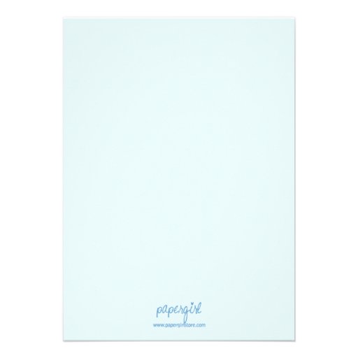 Crossed Border Baptism/Christening Invitation