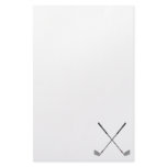 Crossed Clubs Stationery