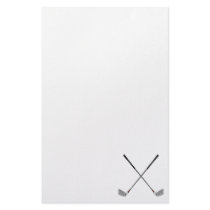 Crossed Clubs Stationery