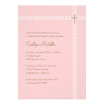 Crossed Corner Baptism/Christening Invitation invitations