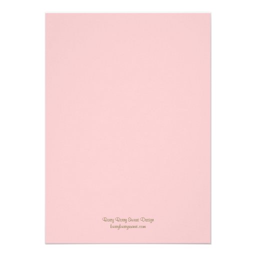Crossed Corner Baptism/Christening Invitation
