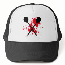 crossed darts icon trucker hats