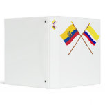 Crossed Ecuador and Napo flags Vinyl Binders
