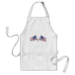 Crossed Flags Aprons