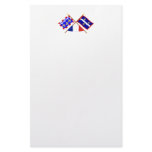 Crossed flags of Centre and Indre Stationery Paper