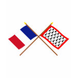 Crossed flags of France and Limousin T Shirt