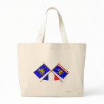 Crossed flags of Franche-Comté and Haute-Saône bags