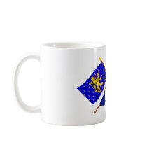 Crossed flags of Franche-Comté and Haute-Saône Coffee Mug