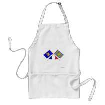 Crossed flags of Franche-Comté and Terr. Belfort Aprons