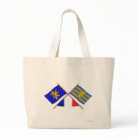 Crossed flags of Franche-Comté and Terr. Belfort bags
