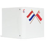 Crossed flags of Holland and Utrecht binders