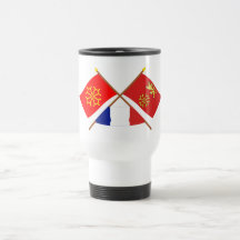 Crossed flags of Midi-Pyrénées and Tarn-et-Garonne Coffee Mug