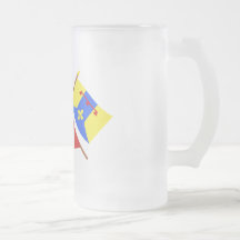 Crossed flags of PACA and Bouches-du-Rhône Mugs