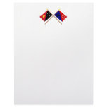 Crossed flags of PNG and Central Province Customized Letterhead