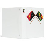 Crossed flags of PNG and Chimbu Province binders