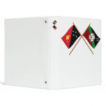 Crossed flags of PNG and East New Britain Province binders