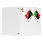 Crossed flags of PNG & Southern Highlands Province binders