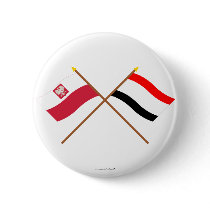 Crossed flags of Poland and Kujawsko-Pomorskie Button