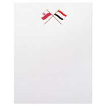 Crossed flags of Poland and Kujawsko-Pomorskie Custom Letterhead