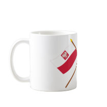 Crossed flags of Poland and Pomorskie Coffee Mug