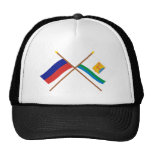 Crossed flags of Russia and Kirov Oblast Mesh Hat