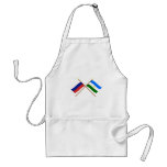 Crossed flags of Russia and Rep. of Bashkortostan Aprons