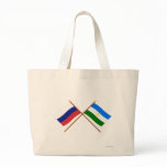 Crossed flags of Russia and Rep. of Bashkortostan Tote Bag