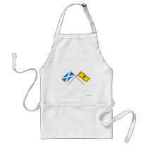 Crossed Flags of Scotland Aprons
