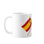 Crossed flags of Spain and Asturias Mugs