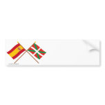 spain, crossed, flags, autonomous, community, - party travel
