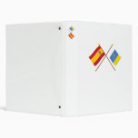 Crossed Flags of Spain and the Canary Islands Binders
