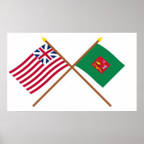 Crossed Grand Union and First Pennsylvania Reg. Posters