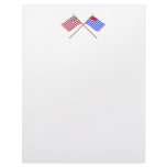 Crossed Grand Union and Ft Mercer Flags Letterhead Design