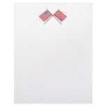 Crossed Grand Union Flag and Navy Jack Customized Letterhead