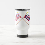 Crossed Grand Union Flag & New England Navy Ensign Coffee Mug
