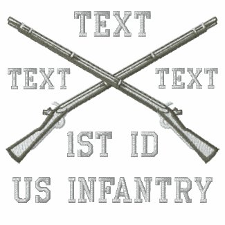 Crossed Infantry Muskets Polo