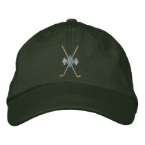 Crossed Irons embroidered hats by ZazzleEmbroidery Crossed Irons embroidered hats